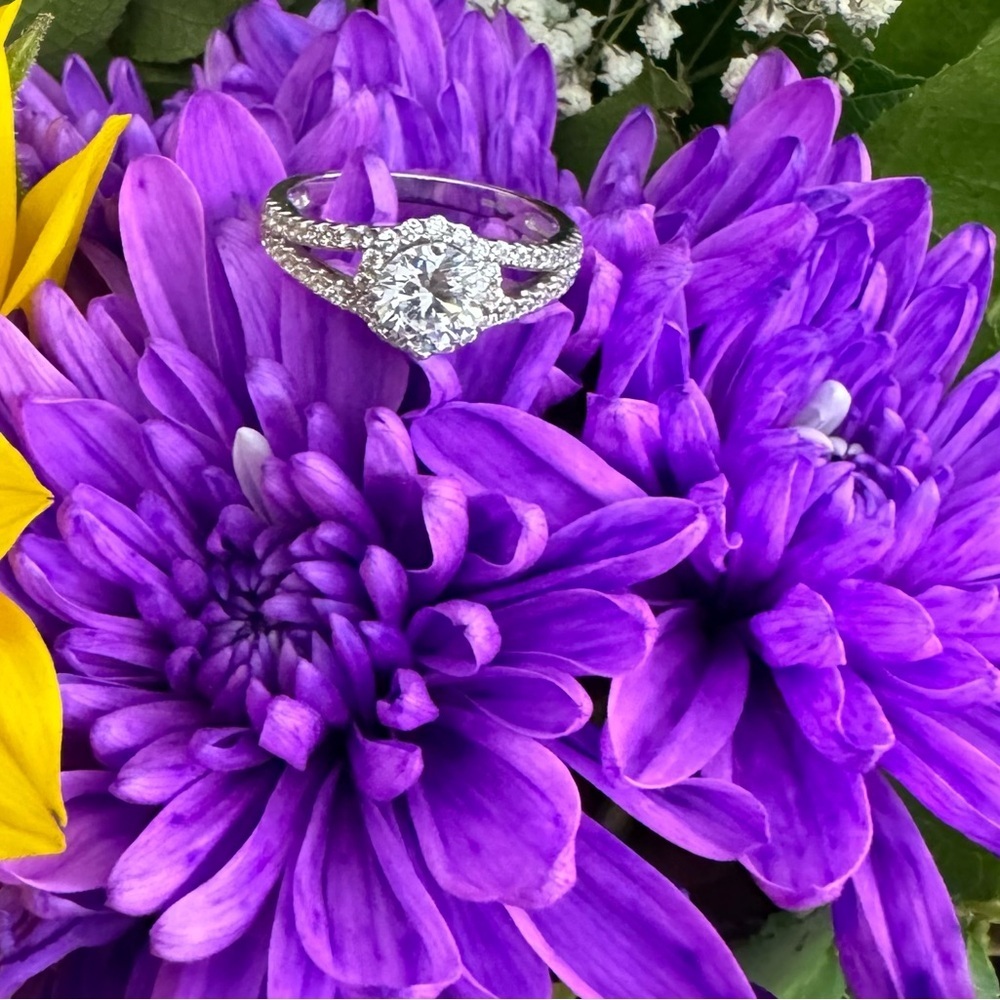 925 Silver Engagement Ring
